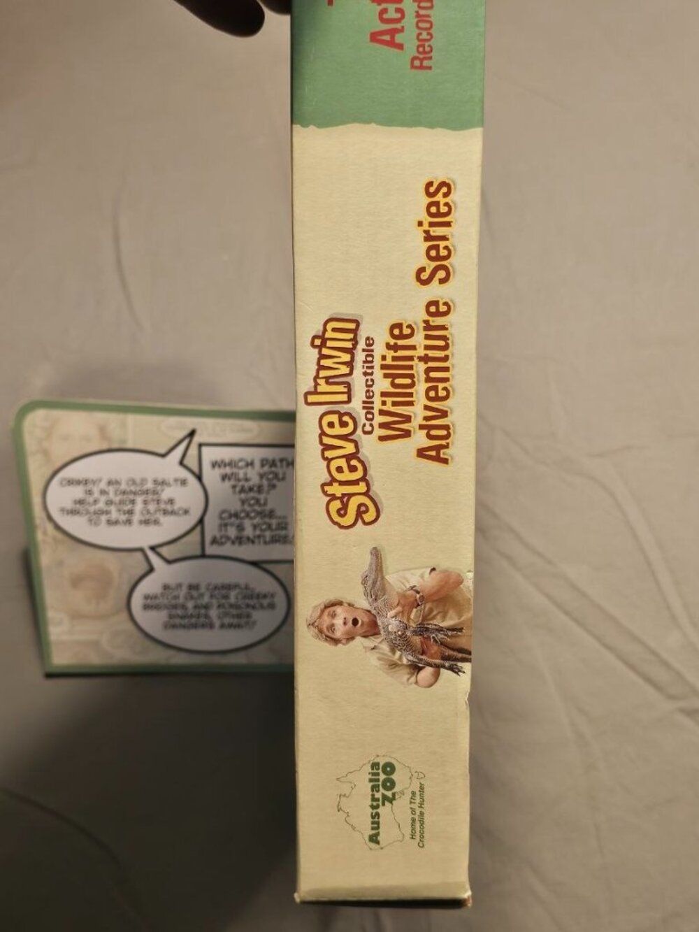 Steve Irwin Talking Action Figure 9" Wildlife Adventure Crocodile Hunter NEW BOX - Picture 4 of 10